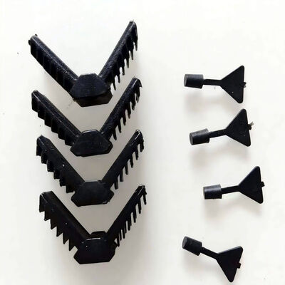 Factory Low Price Aluminum Spacer Bar Plastic Corner Connector For Leaded Double Glazing