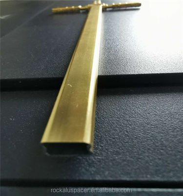 5*8mm Gold ABS Decorative Georgian Bars In Windows Smooth Surface