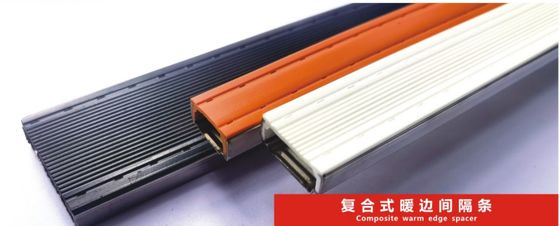 Espaçadores de vidro isolante de borda quente composta Super 304 SS para unidades de vidro isolante