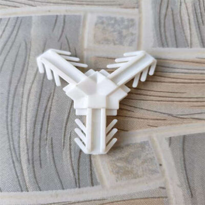 818 Conector preto branco-ouro barra georgiana adequada para unidades de vidro de ingestão