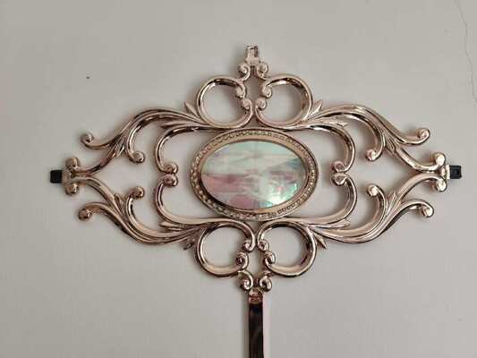 Grelha Decorativa Georgiana para Vidro Isolante Estilo 7*15mm, Grelha de Plástico Resistente aos Raios UV