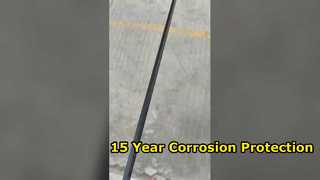 Barra espaçadora preta anodizada