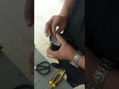 Instalação de espaçador de butil